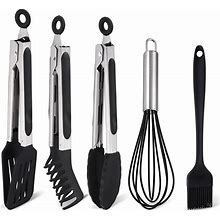 Cooking Utensils Kitchen Utensil Set Kitchen Gadgets, Pots And Pans Set Nonstick And Heat Resistant, 446°F Heat Resistant Silicone Steel, Spatula