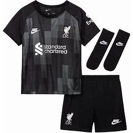 Liverpool 2021-2022 Goalkeeper Baby Kit (Black)