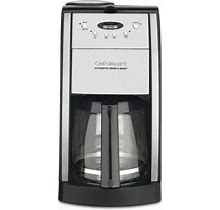 Cuisinart Black Cuisinart(R) Grind & Brew(Tm) Cup Automatic Coffee Maker Size 12