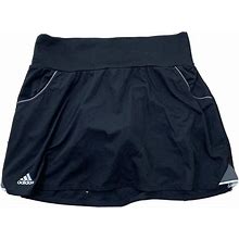 Adidas Shorts | Adidas Women's Club Skirt Skort Small Black Pockets Tennis Sz S Climalite K12 | Color: Black | Size: S
