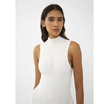 Chloé Mock-Neck Mini Dress - White - Mini Dresses Size M