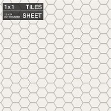 Daltile Keystones - 1" X 1" Hexagon Mosaic Floor Tile - Unpolished Tile Visual - D6171HEXMS1P