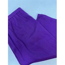 Gabriele Knecht Womens Size Large Purple Skirt 100% Cotton Rare Vintage GHR3.