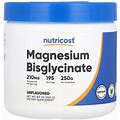 Nutricost , Magnesium Bisglycinate, Unflavored, 8.9 Oz (250 G) 8.9Oz