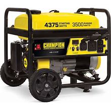 Champion Power Equipment 100522 4375/3500-Watt RV Ready Portable Generator With Wheel Kit, CARB