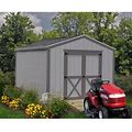 Best Barns Elm 10 ft. W X 12 ft. D Solid Wood Storage Shed In Brown/Gray | 96 H X 120 W X 144 D In | Wayfair Elm1012