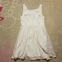 Lc Lauren Conrad Dresses | Lc Lauren Conrad Embroidered Bow Back Dress | Color: Blue/White | Size: 12