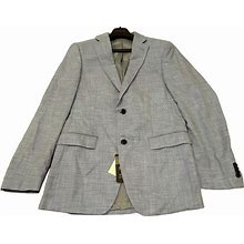 NEW Alfani Men's Slim Fit Stretch Suit Jacket Light Blue Size 38L Long NWT