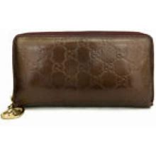 Gucci Bags | Gucci Ssima Interlocking Heart Leather Zippy Zip Around Long Wallet/1F2112 | Color: Brown | Size: Os