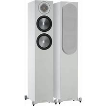 Monitor Audio Bronze 200 Floorstanding Speakers - Pair - White - B6G200W
