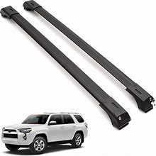ERKUL Roof Rack Cross Bars For Toyota 4Runner 2010-2024 | Aluminum Crossbars With Anti Theft Lock For Rooftop | Compatible With Raised Rails - Black
