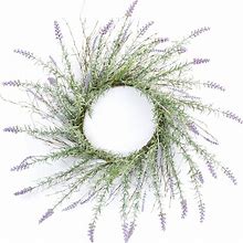 Lavender Wreath, Purple, Wreaths & Garlands, By Melrose International