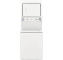 Frigidaire 27" White Stacked Washer And Electric Dryer Laundry Center At ABT