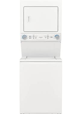 Frigidaire 27" White Stacked Washer And Electric Dryer Laundry Center At ABT