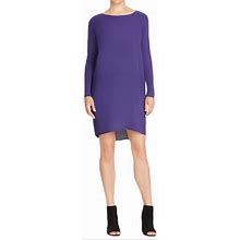 Eileen Fisher Dresses | Eileen Fisher Silk Midi Shift Dress Pockets | Color: Purple | Size: Sp