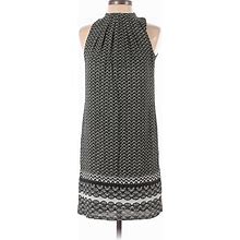H&M Casual Dress - Shift Mock Sleeveless: Green Dresses - Women's Size 4