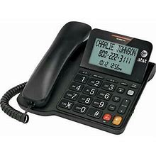 At&T Corded Telephone With Caller Id And Call Waiting - Black - Cl2940