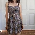 Free People Dresses | The Most Gorgeous Free People Fluttery Paisley Mini Dress | Color: Black/Purple | Size: 2