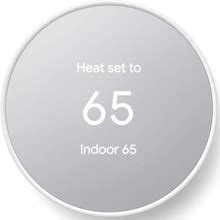 Nest Thermostat Programmable Smart Wi-Fi Thermostat Snow