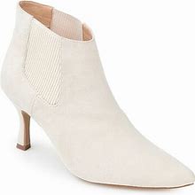 Journee Collection Elitta Tru Comfort Foam™ Women's High Heel Ankle Boots, Size: 9 Wide, White