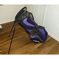 NFL Baltimore Ravens Carry/Stand Golf Bag 5 Way Divider Purple/Black