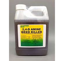 Southern Ag Amine 2,4-D Weed Killer, 32 Oz. Selective Broadleaf Control