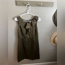 Loft Dresses | Loft Olive Green Dress | Color: Green | Size: 6
