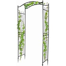 Ktaxon 7.5 ft Garden Arbor Archway Metal Arch For Wedding Party Garden