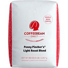 Coffee Bean Direct Penny Pincher's® Light Roast Blend, Whole Bean, 5 Lb Bag