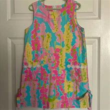 Lilly Pulitzer Dresses | Little Lilly Classic Shift Dress | Color: Blue/Pink | Size: 6Xg