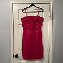 Ann Taylor Dresses | Beautiful Ann Taylor Strapless Dress, Includes Matching Cardigan | Color: Pink | Size: 16