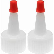 Lind Kitchen 25PCS 24mm Red-Tip Caps Plastic Bottle Caps Yorker Dispensing Cap Red Pointed Mouth Bottle Cap For Squeeze Bottles Glue Bottles