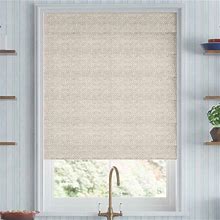 Roman Shades Distressed Chic - Beige, Select Blinds