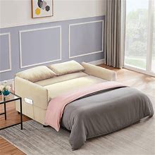 Dutch Velvet Loveseat Sofa Adjustable Convertible Sleeper Sleeper Sofa Bed