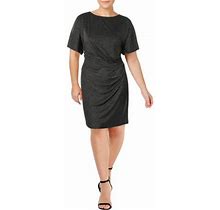 American Living Womens Pablo Heathered Pleated Casual Dress