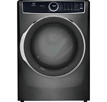 Electrolux ELFG7537A 27 Inch Wide 8 Cu. Ft. Energy Star Rated Gas Dryer With Predictive Dry Titanium Laundry Appliances Dryers Gas Dryers