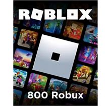 Roblox Gift Card 800 Robux Includes Exclusive Virtual Item Game Digital Gaming