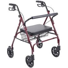 Drive Medical Heavy Duty Bariatric Rollator Rolling Walker With Large Padded Seat - 1.0 Ea