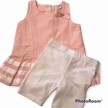 Camilla Dresses | Pleated Dress With Shorts | Color: Pink/White | Size: 24Mb
