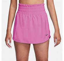 Women's Nike One Ultra High-Waisted Skort, Size: XXL, Brt Pink