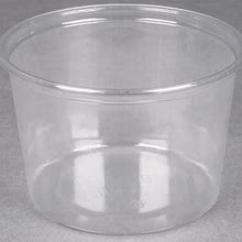 Choice 16 Oz. Ultra Clear PET Plastic Round Deli Container - 500/Case