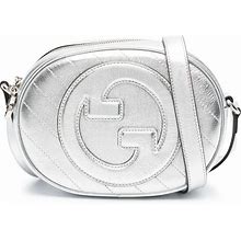 Gucci Mini Blondie Crossbody Bag - Silver