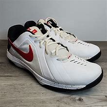 Nike Air Mavin Low Men's Basketball Shoes Black/White/Red 719924-101 Size 8.5