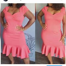 Venus Dresses | Midi Dress | Color: Pink | Size: 14