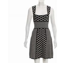 Intermix Dresses | Intermix A Line Knit Black White Print Dress M | Color: Black/White | Size: M