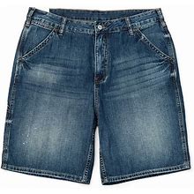 Loose Fit Denim Shorts XL
