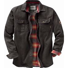 Legendary Whitetails Journeyman Shirt Jacket, Flannel Lined Shacket For Men, Water-Resistant Coat Rugged Fall Clothing