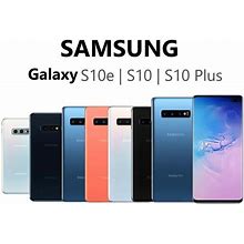 Samsung Galaxy S10/S10 Plus/S10E 128GB/512GB (Fully Unlocked) Smartphone -Good-