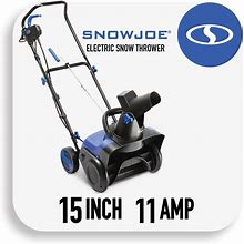 15 in. 11 Amp Single-Stage Electric Snow Blower