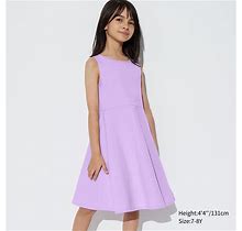 Kid's Ultra Stretch Airism Flare Sleeveless Dress | Purple | 9-10Y | UNIQLO US